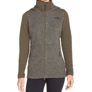 The North Face Sweater Jacket with Hood & Cinch Waist
